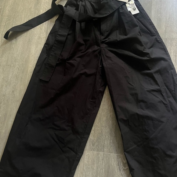 NWT Uniqlo C Belted Ankle Wide Pants - Picture 6 of 6